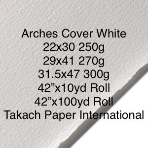 Canson Arches Cover Printmaking Paper Black 22 In. X 30 In. Sheet